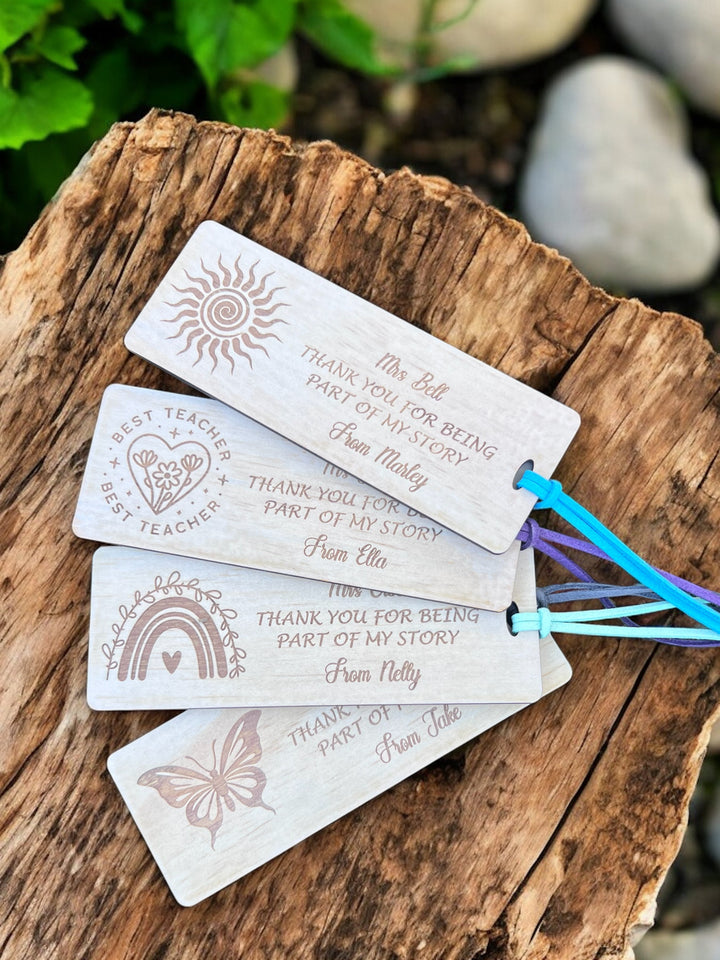 PERSONALISED GIFTS || TEACHER GIFT BOOKMARKS