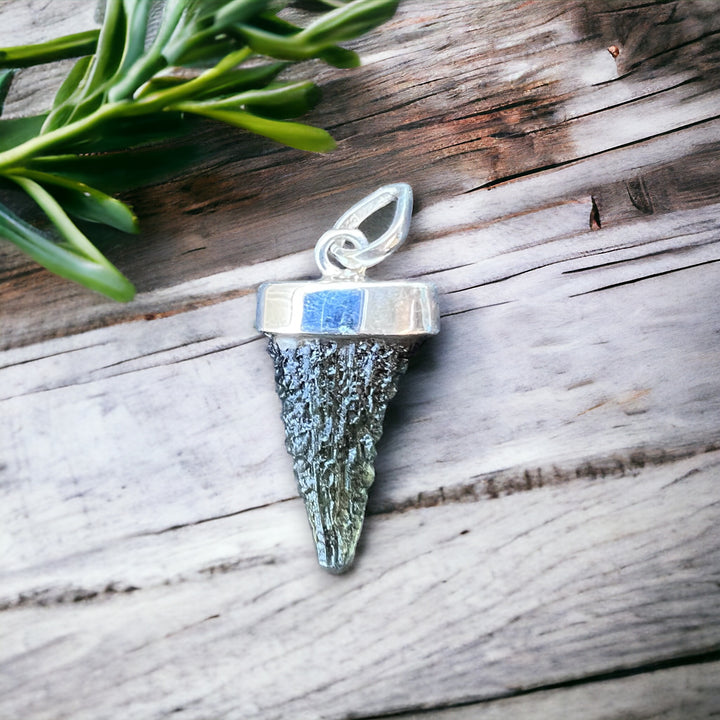 PENDANTS || MOLDAVITE - 925 STERLING SILVER