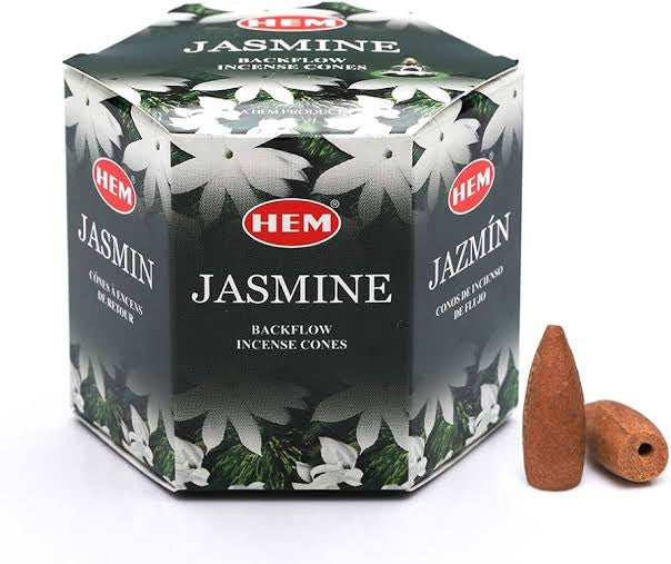 BACKFLOW INCENSE CONES || JASMINE