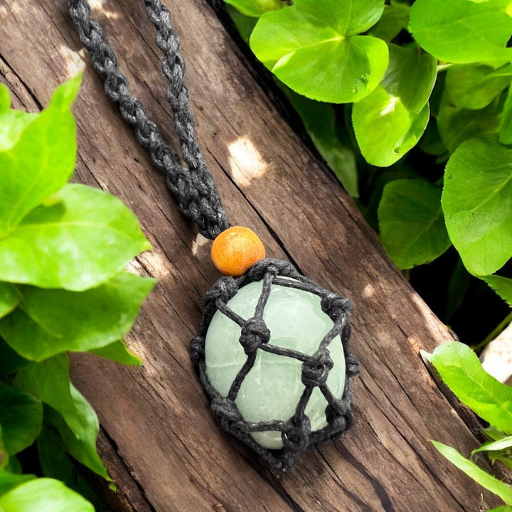 MACRAMÉ CRYSTAL KEEPERS || GREEN AVENTURINE