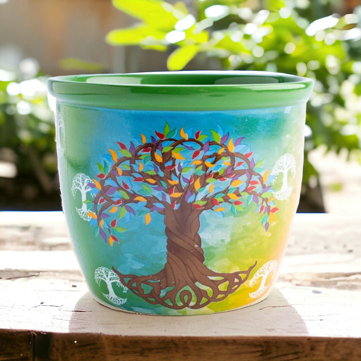 CERAMIC SMUDGE BOWL || TREE OF LIFE