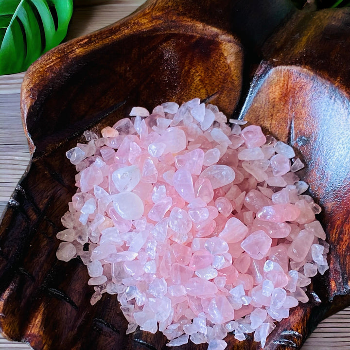 CRYSTAL CHIPS || ROSE QUARTZ