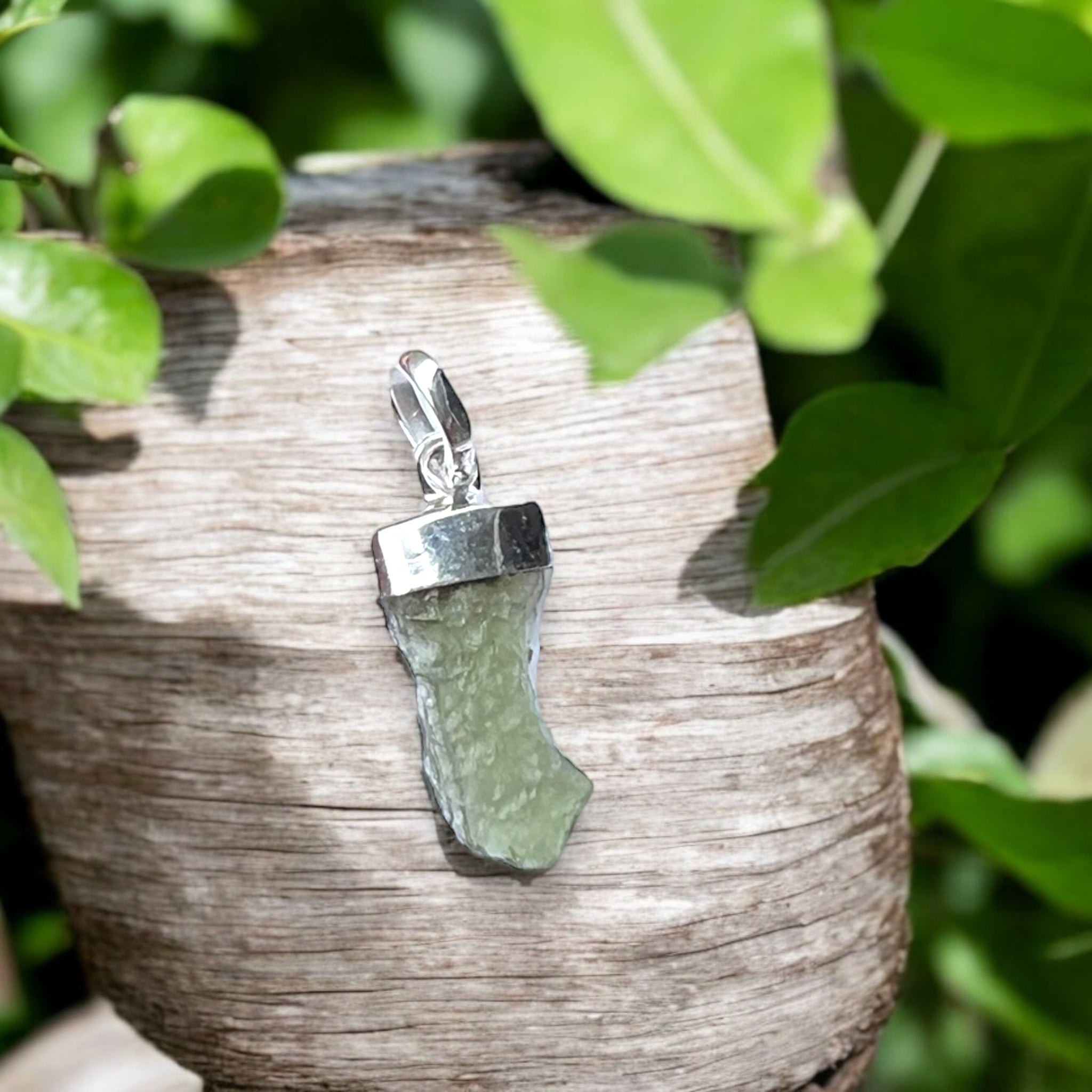 PENDANTS || MOLDAVITE - 925 STERLING SILVER