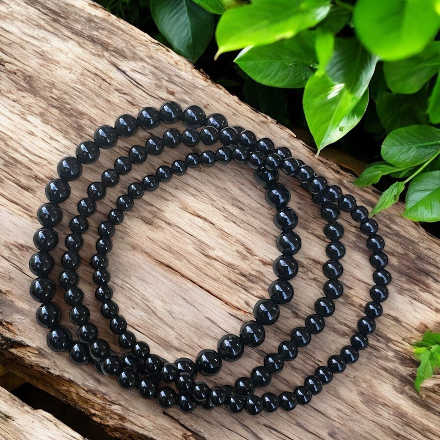 BRACELET || BLACK TOURMALINE, OBSIDIAN & ONYX