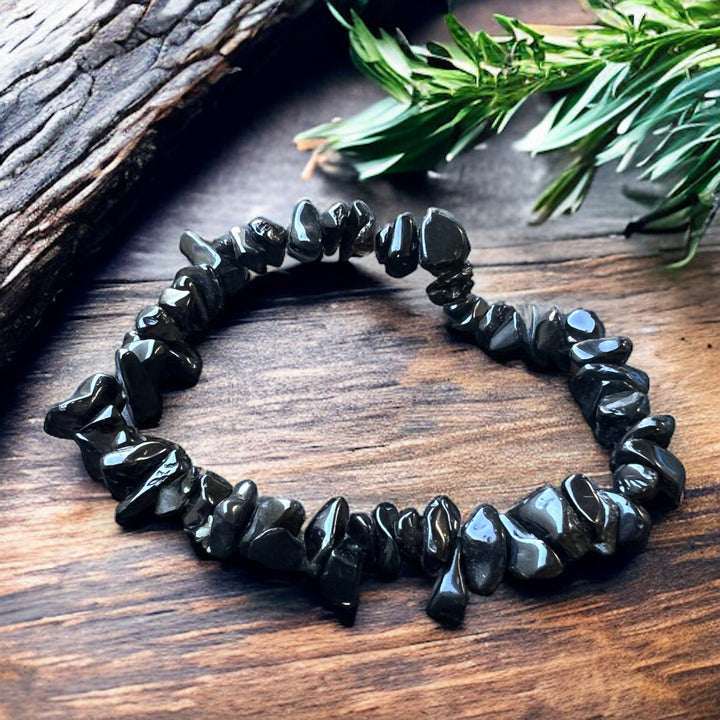 CHIP BRACELET || BLACK TOURMALINE