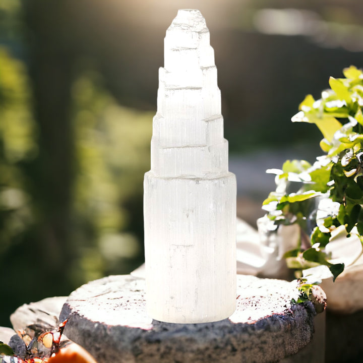 HEALING LAMP || SELENITE TOWER - XL - 40CM