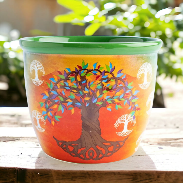 CERAMIC SMUDGE BOWL || TREE OF LIFE