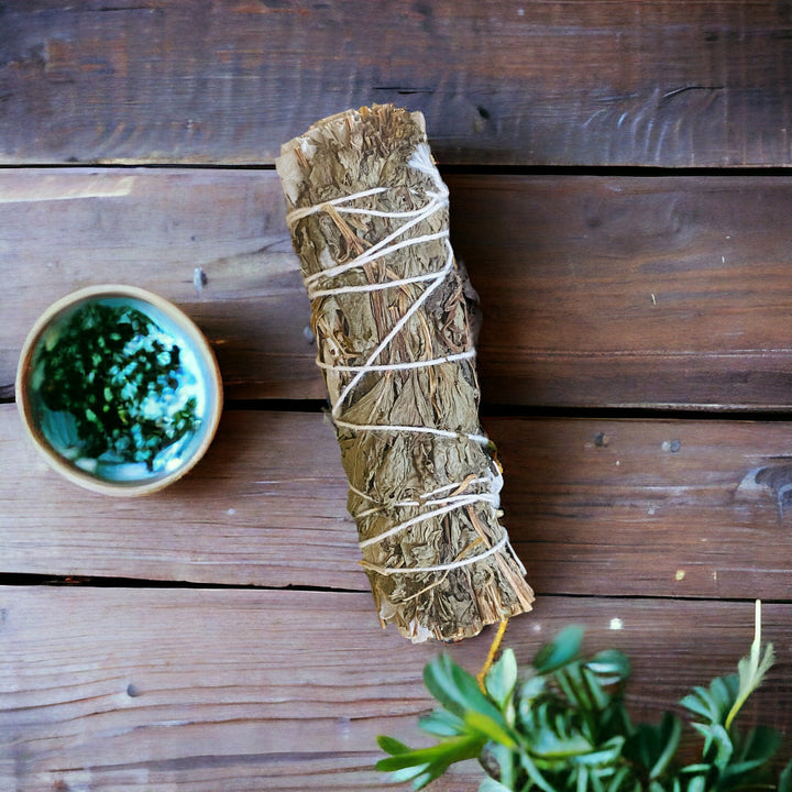 SMUDGE STICK || WHITE SAGE WITH RUDA RUE - SMALL