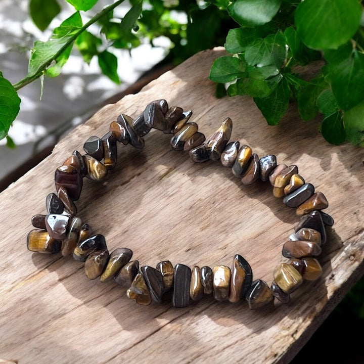 CHIP BRACELET || TIGER EYE