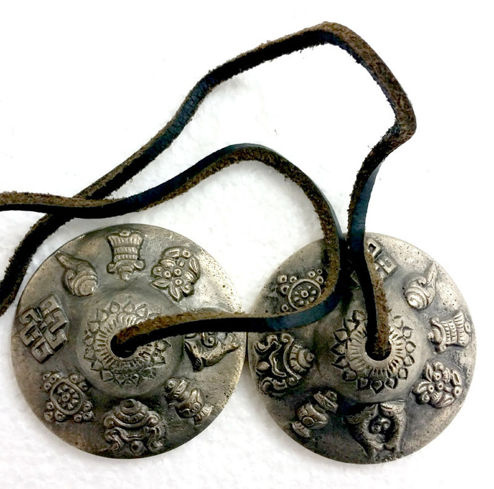 DRAGON TIBETAN TINGSHAS (CYMBALS) - 6CM