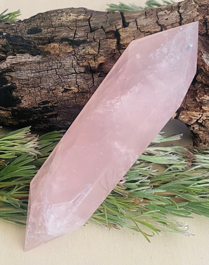 GENERATOR || ROSE QUARTZ DOUBLE TERM POINT