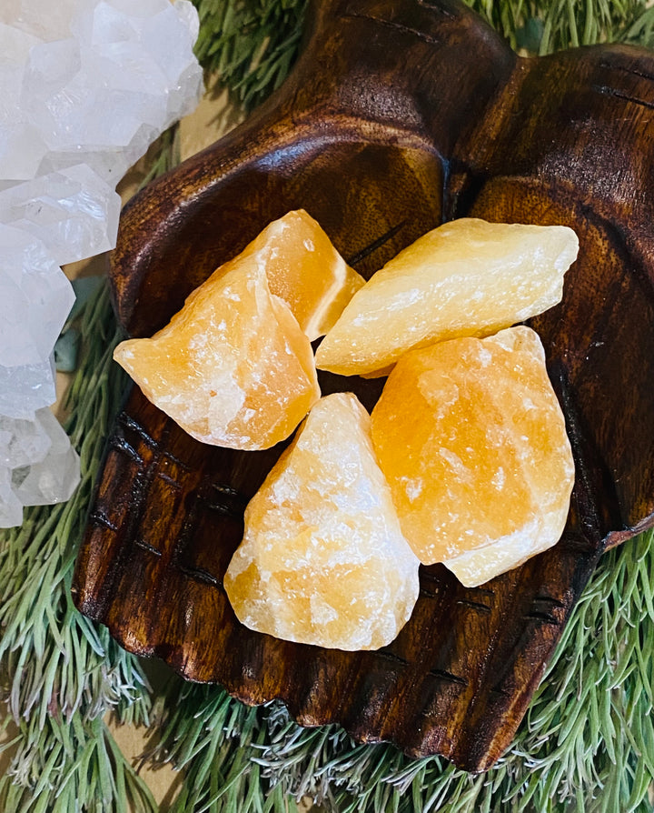 ROUGH STONES || ORANGE CALCITE