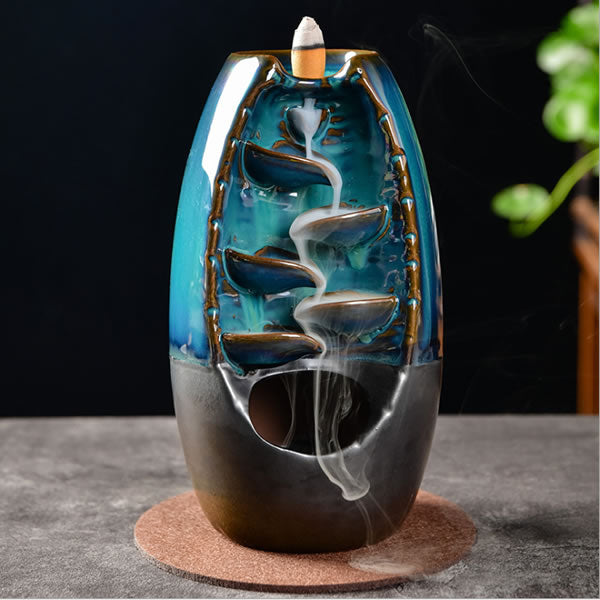 BACKFLOW INCENSE BURNER || WATERFALL - LARGE