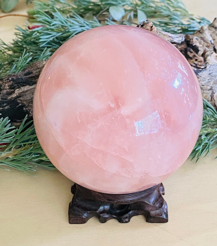 SPHERE || ROSE QUARTZ -XL