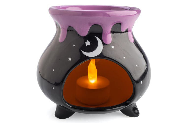 OIL BURNER || WITCHES BREW - PENTAGRAM CAULDRON