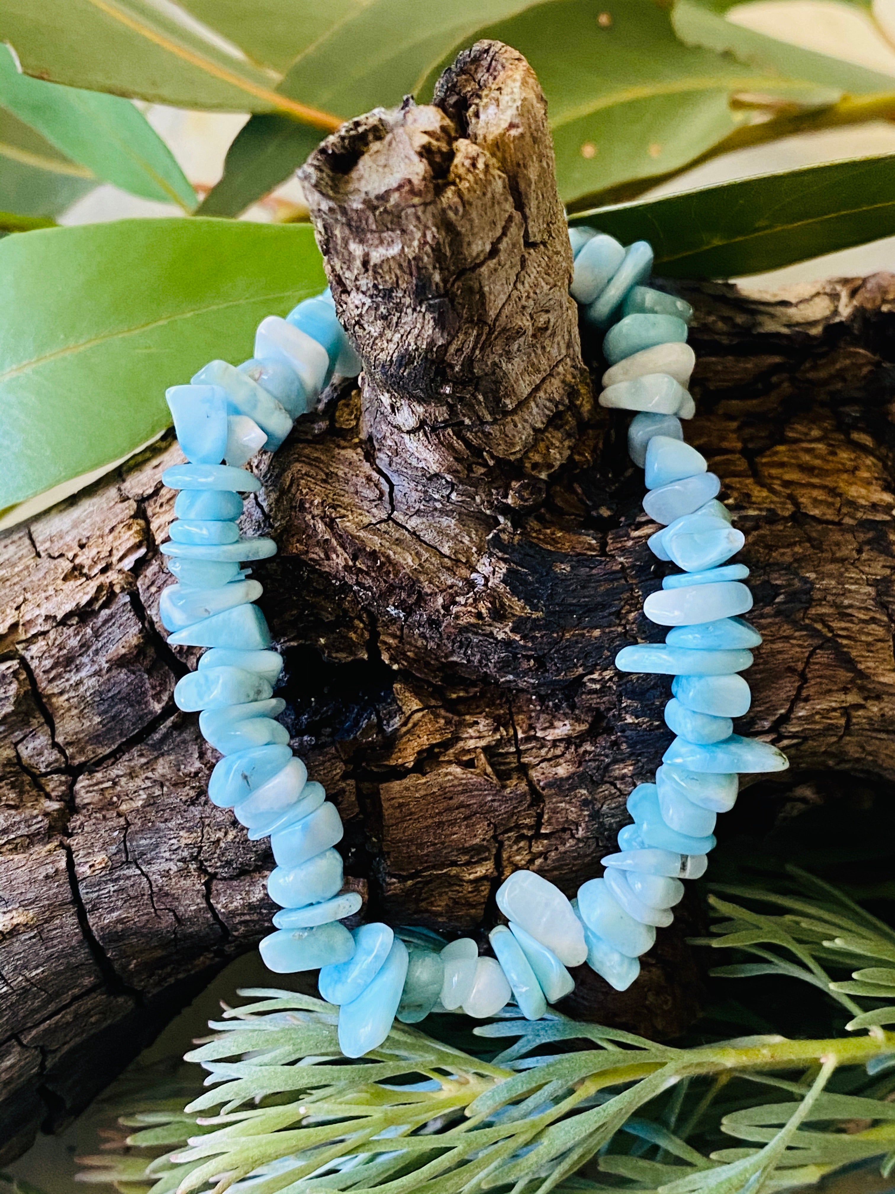 CHIP BRACELET || LARIMAR