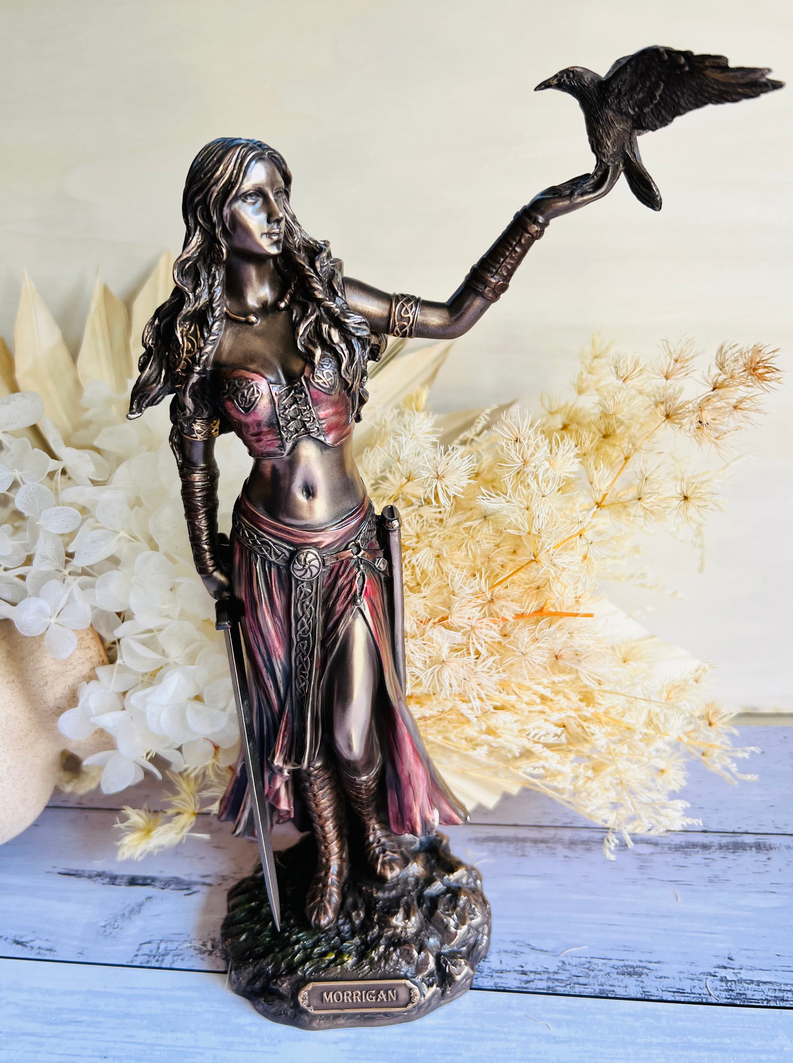 STATUE || MORRIGAN - CELTIC GODDESS OF FATE & PROPHECY, WAR & DEATH - PRE ORDER